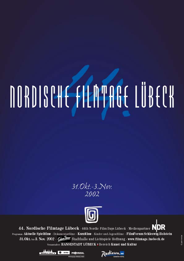 Plakat 44. Nordische Filmtage Luebeck