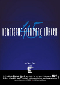 Plakat 45. Nordische Filmtage Luebeck