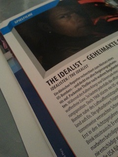 Bildunterschrift: Filmankündigung von „The Idealist“. Foto: Lina Kahle