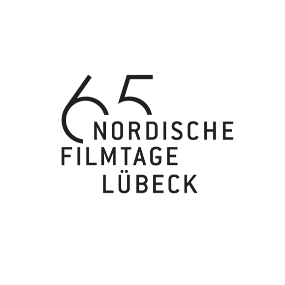 Logo der 65. Nordischen Filmtage Lübeck schwarz weiß