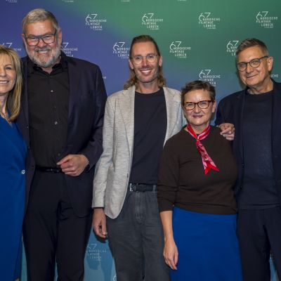 Susanne Kasimir, Oliver Fock (CineStar), Eike Fock, Christine Berg (Vorsitzende HDF Kino e.V, Thomas Hailer