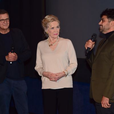 Thomas Hailer, Liv Ullmann, Dheeraj Akolkar (director "Liv Ullmann – A Road Less Travelled") © Nordische Filmtage Lübeck / Wolf-Dietrich Turné