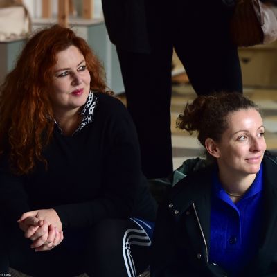 Gesine Dankwart, Annika Pinske (Preisträgerinnen Lübecker Drehbuchstipendium) © Nordische Filmtage / Wolf-Dietrich Turné