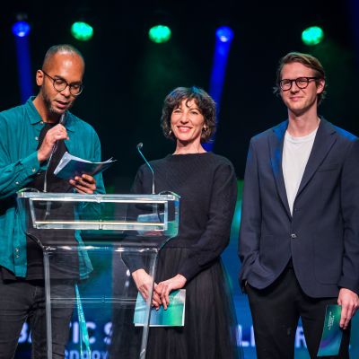 Ygor Gama, Laurence Rilly, Kristian Håskjold (Jury für den Preis für den besten nordischen und baltischen Kurzfilm) © Nordische Filmtage Lübeck / Olaf Malzahn