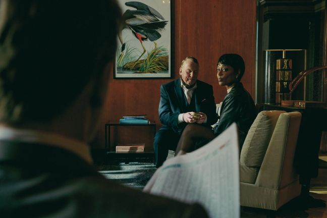 Maxie Boije am Tisch mit Karl-Anders Persson