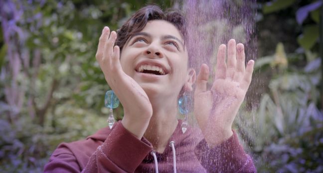 Karla im Glitzerregen