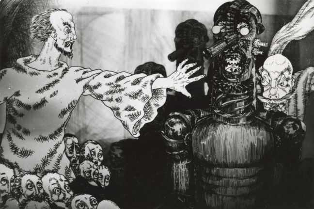 Ein Roboter erregt Entsetzen