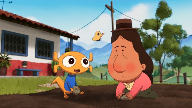 Epifanía und Doña Marta auf dem Kartoffelacker