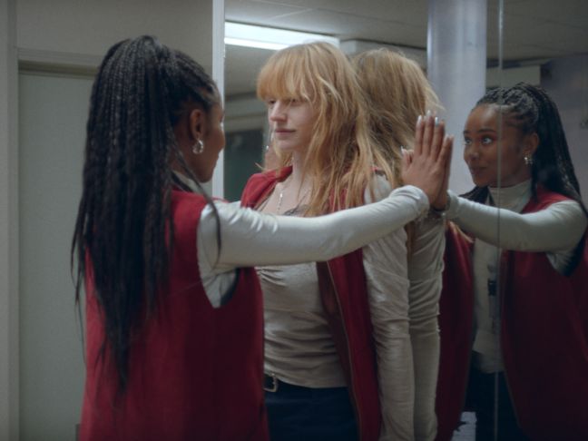 Kaisa und Fanid vor einander