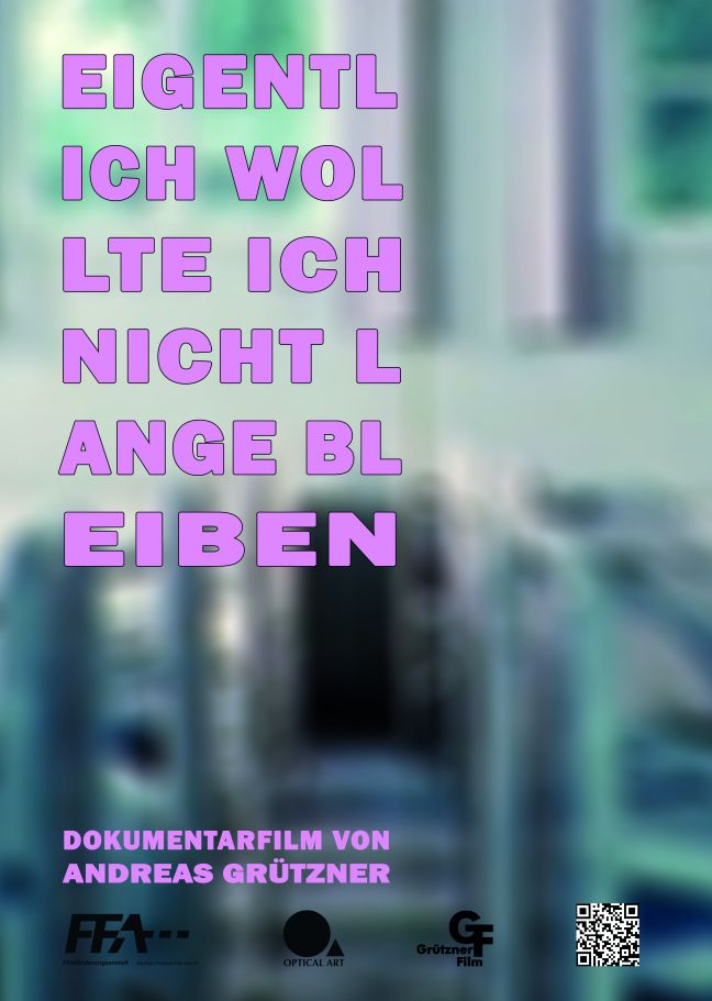 Filmposter Eigentlich Wollte Ich Nicht Lange Bleiben