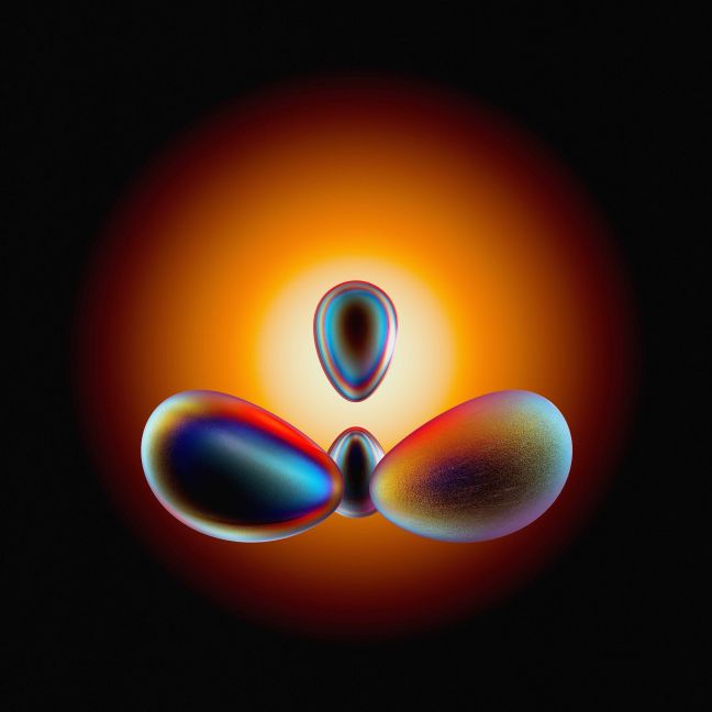 schwebende Bubbles