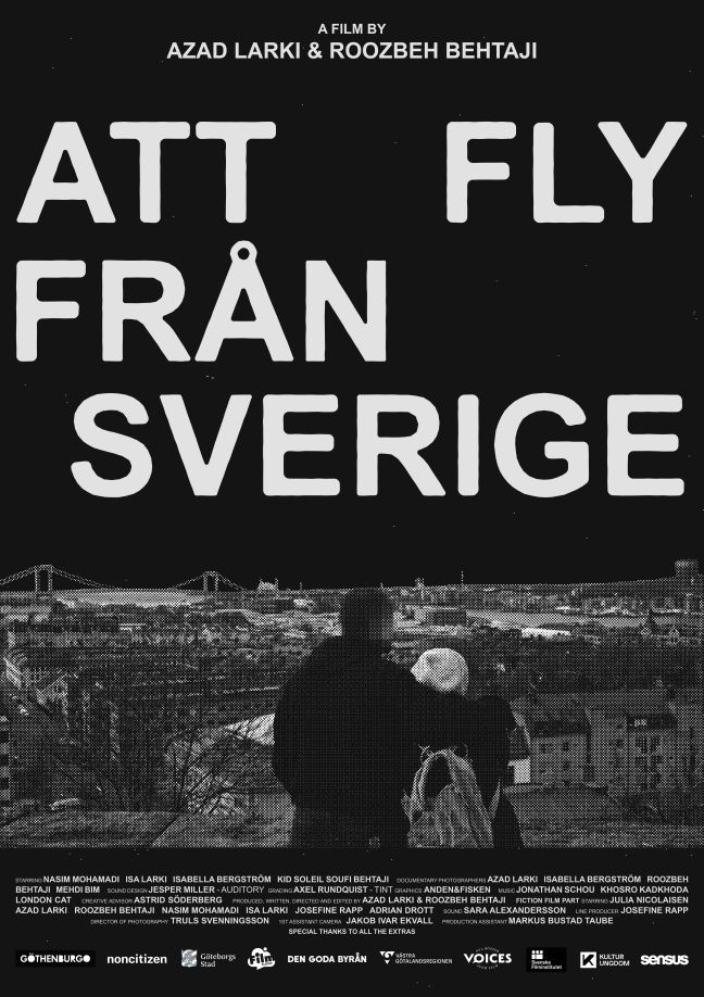 Filmposter Att fly från Sverige