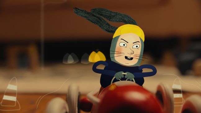 Autofahren durch Wolken