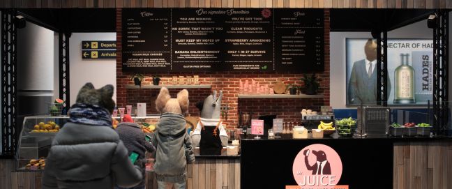 Die Smoothiebar von Delfin