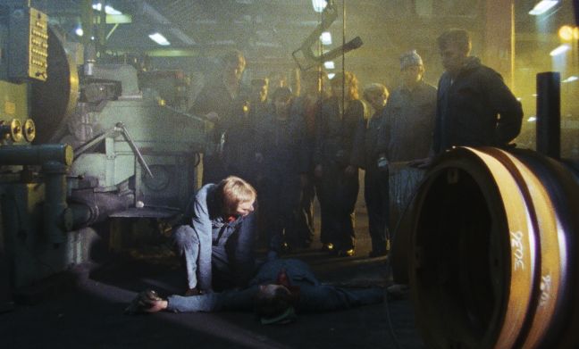 Unfall in der Fabrik