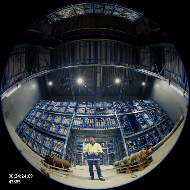 Arbeiter in einer Lagerhalle