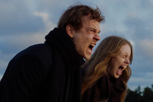 Pauli und Iiris schreiend