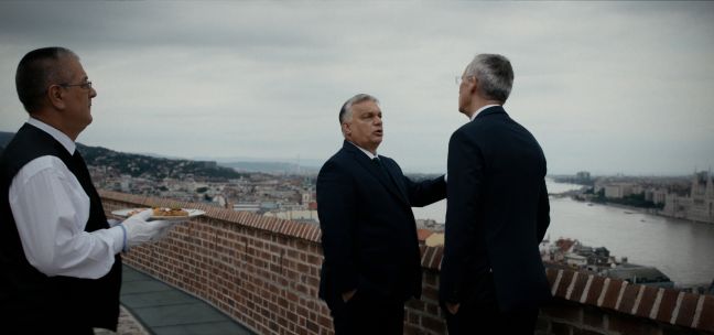 Jens Stoltenberg und Viktor Orbán