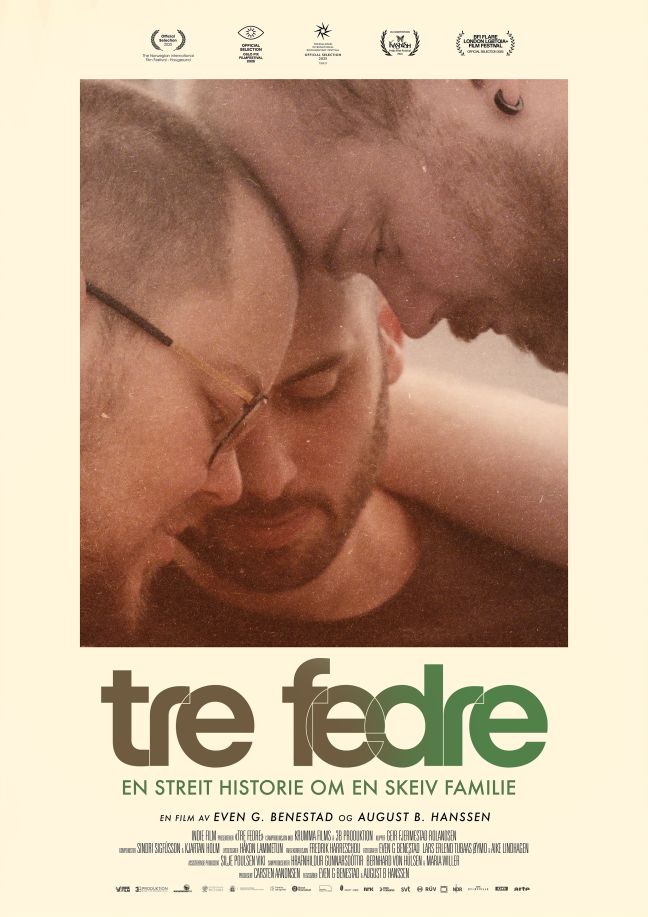 Filmplakat Tre Fedre