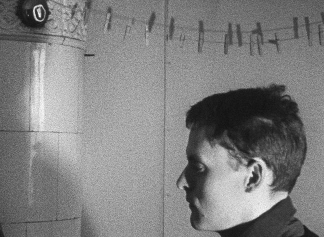 Öyvind Fahlström im Seitenprofil