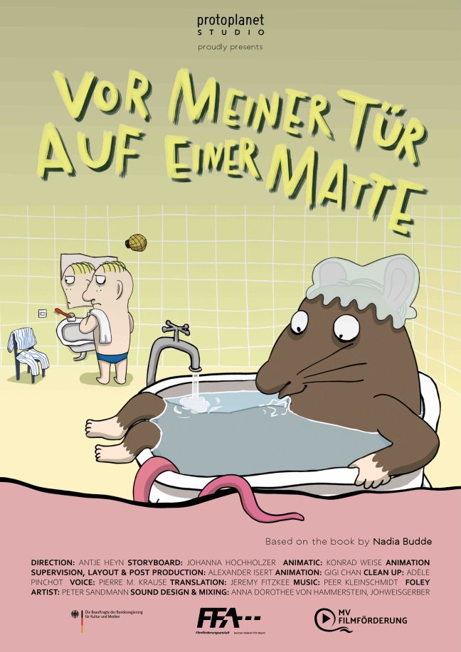 Filmposter (Vor meiner Tür auf einer Matte)