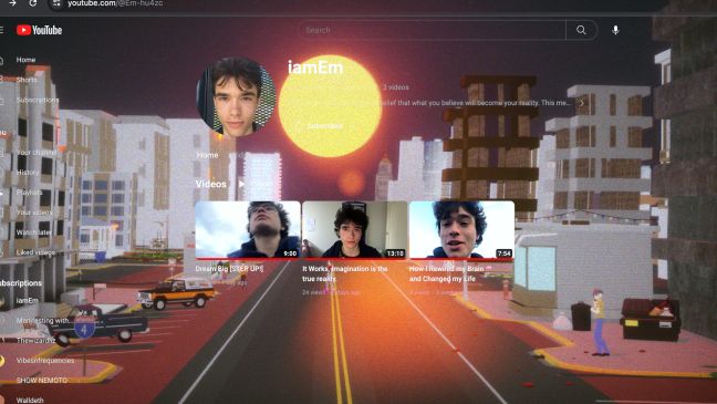 Das YouTube Board des Creators iamEm