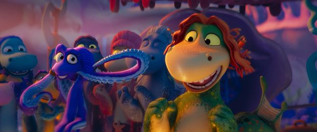 Rufus und andere lachen und tanzen