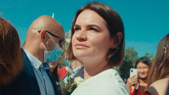 Sviatlana Tsikhanouskaya Frontalaufnahme