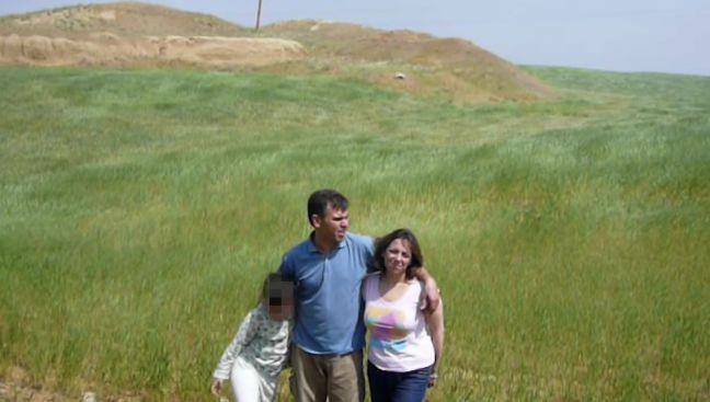 eine Familie in den Dünen